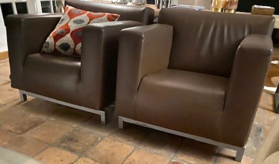 Image 1 of 2 Pastoe Roots Lounge Chairs by Hannes Wettstein (by Leolux)