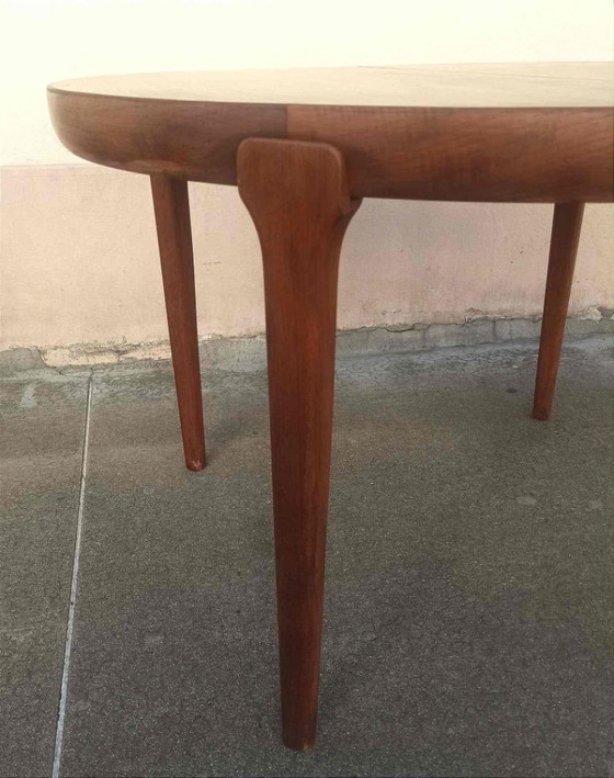 Table à manger 4 à 8 personnes + 4 chaises de Niels Vodder Années 60 – Salles à manger complètes, Wood, Skai (photo 4 of 29)