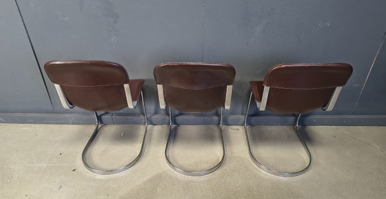 Image 1 of Vintage dining chairs by Cidue set of 6, 1970s