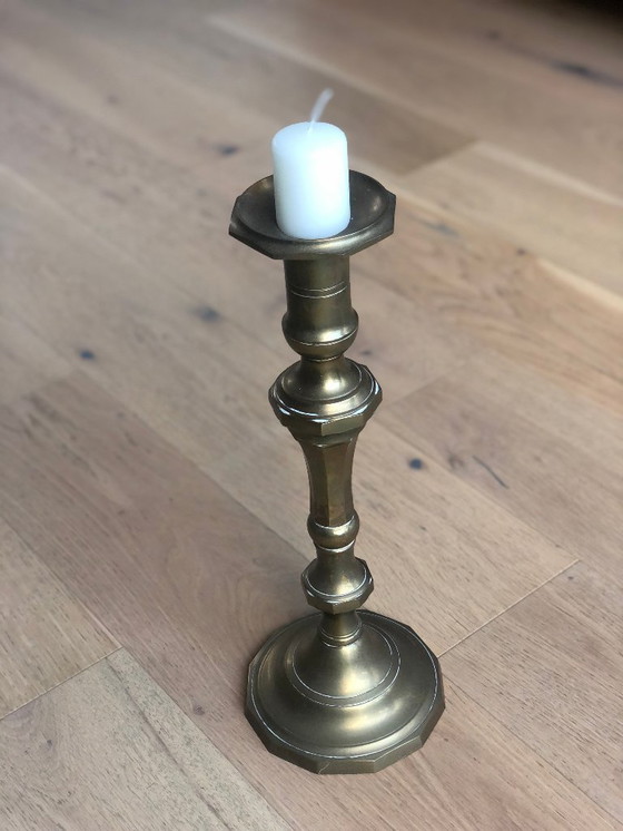 Image 1 of Candlestick in solid brass