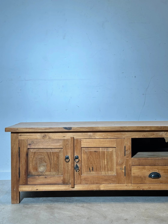 Mueble de TV antiguo de teca maciza – Muebles TV (photo 5 of 5)