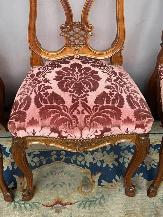 Set di 6 sedie in stile Regency. – Sedie da pranzo, Wood, Hollywood Regency (photo 11 of 13)