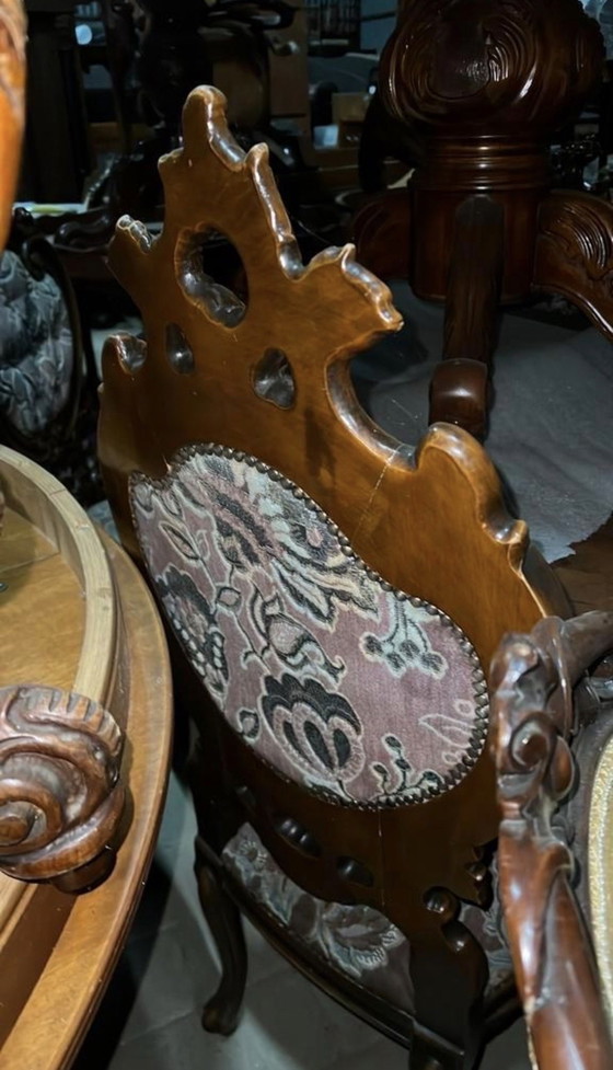 Image 1 of 4 barok eetkamer stoelen 