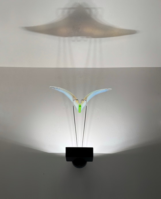Image 1 of Memphis Murano design wandlamp uit de jaren 80