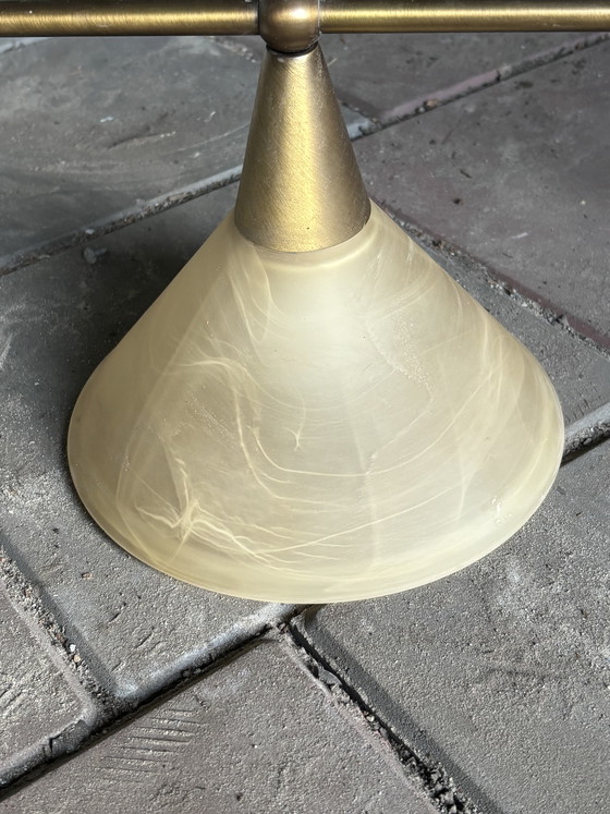Image 1 of Steinhauer hanglamp - Kleur, brons/ messing - Jaren ‘80