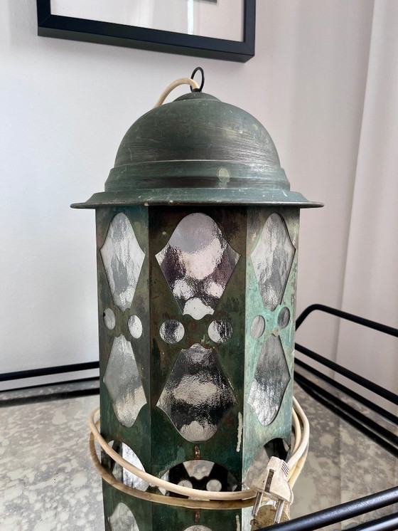 Image 1 of Art Deco / Amsterdam School hall lamp