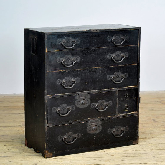 Japanische Tansu Kommoden, circa 1870 – Iron, Wood (photo 3 of 13)