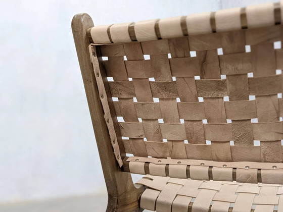 Chic Moroccan armchair in leather (photo 8 of 13)