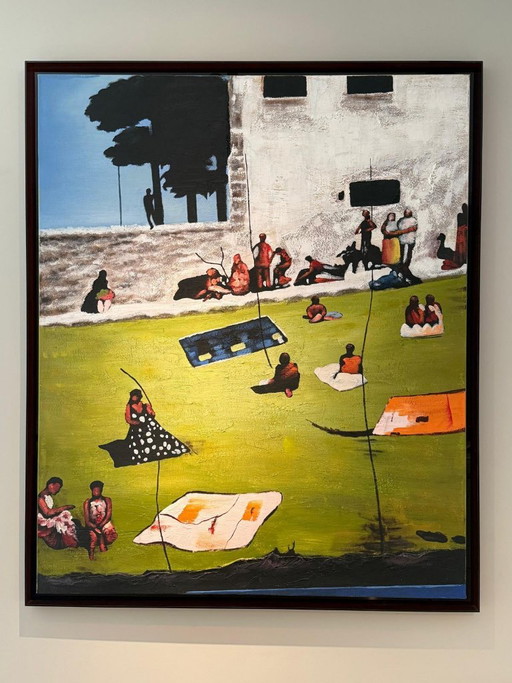 HKLIVING Endless Summer – 127 152 cm – schilderijen tekeningen, Canvas (photo 2 of 6)