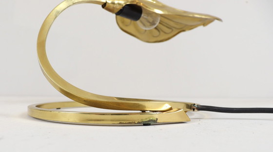 Image 1 of Sculpturale tafellamp/tafellamp van Tommaso Barbi voor Bottega Gadda, Italië, jaren 1970