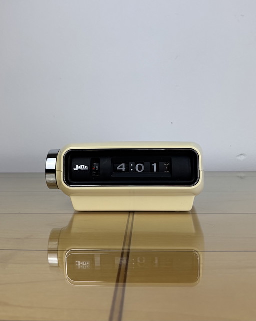 Vintage Sankyo 4000 Digital Sankyo Clock, Flip, Roll, Alarm Clock, Space Age, 70s, Japan Electron, Minimalism, Mid Century