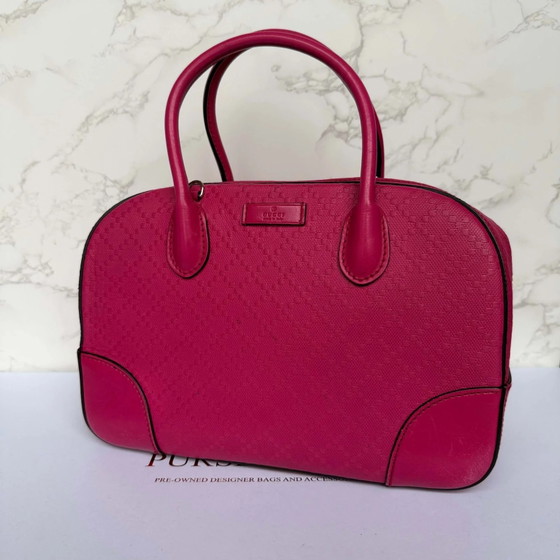 Bolso satchel Gucci Diamanté de piel rosa – Bolsos de hombro (photo 22 of 23)