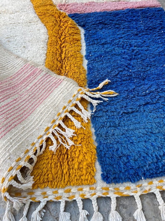Tapis Beni Ouraine Tissé Main Artisanale Traditionnelle 150/260 Cm – Aime Té, Wool (photo 6 of 6)