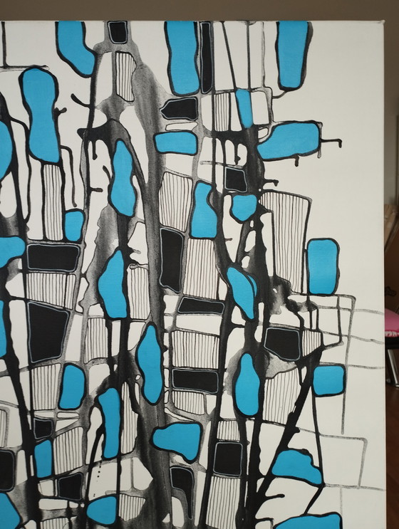 Image 1 of Natia Antadze Abstracte compositie XXL