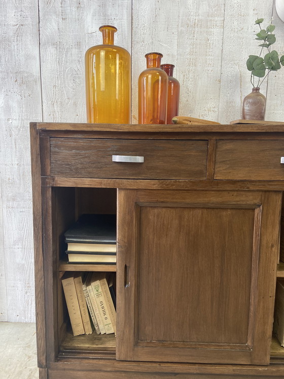 Image 1 of Old pharmacy cabinet