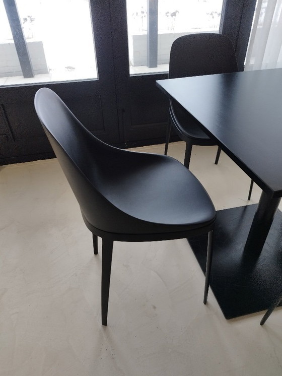 Image 1 of Esszimmerstuhl oder Besucherstuhl Alias ​​​​Elle mit Tisch (Gispen)