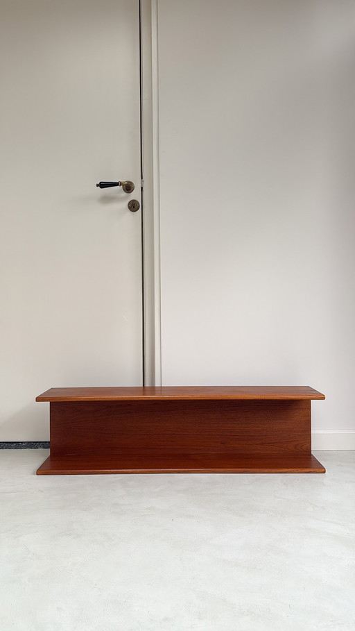 Mensola da parete in legno massello di teak