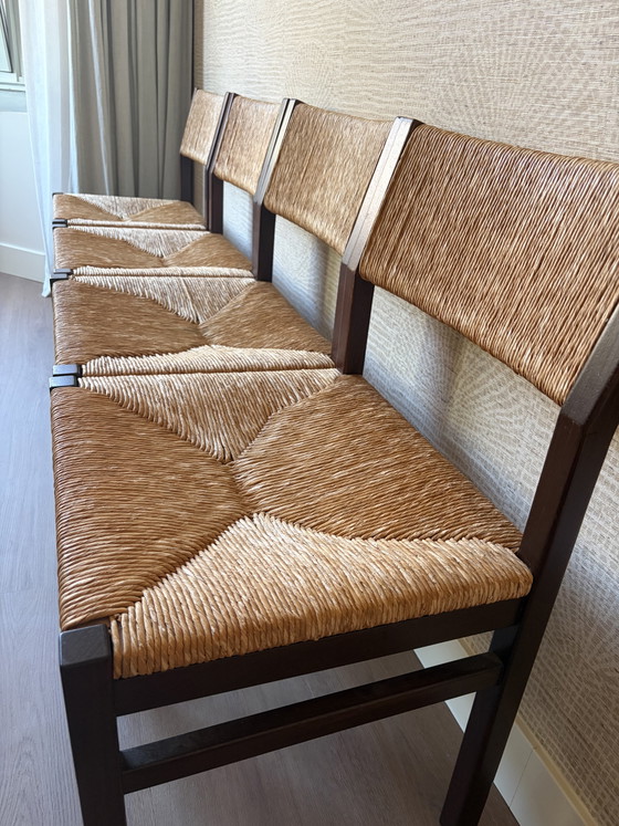 Image 1 of 4x Cees Braakman Pastoe stoelen 