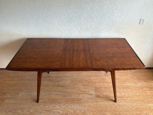 Mid - Century Teak Dining Table (1963) - Handmade & Extendable