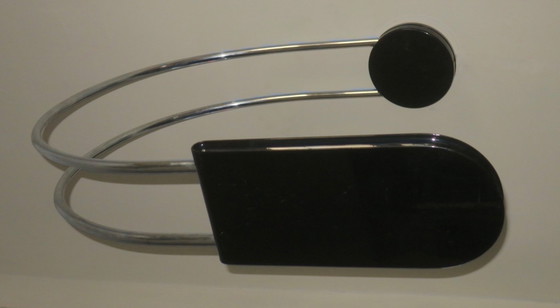 Image 1 of Mid-Century Modern boogvormige wandlamp van Bruno Gecchelin voor Skipper and Pollux, Italië, jaren 70.
