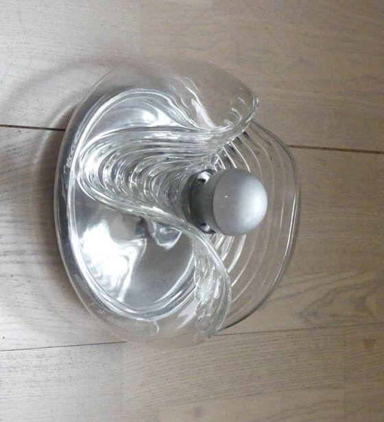 Image 1 of Peill & Putzler Wave ceiling lamp transparent Ø 26 cm UK1aEb