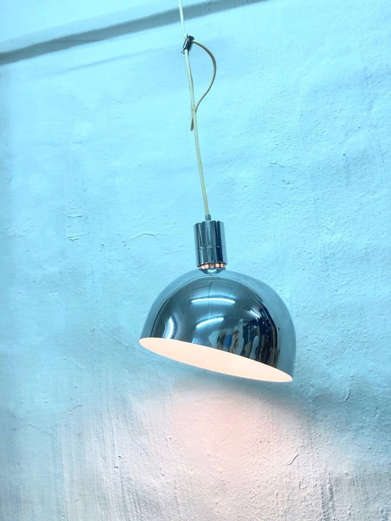 Image 1 of Lampada a sospensione dell'era spaziale italiana di Sirrah Design Franco Albini Franca Helg