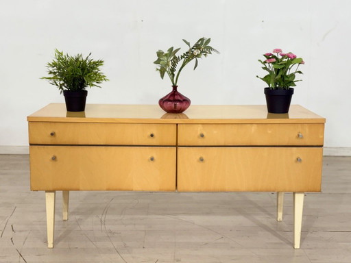 Vintage Hellerau lowboard, ladekast, woonkamerkast, kledingkast