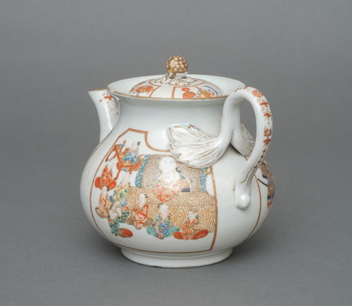 antieke Japanse porseleinen theepot Imari-ware