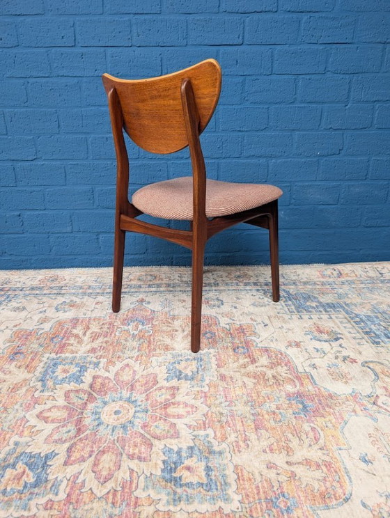 Image 1 of 4 chaises danoises vintage, années 1960