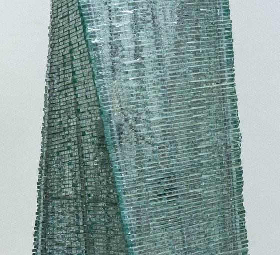 Image 1 of XXL Lampadaire en verre Twisted Body 1970