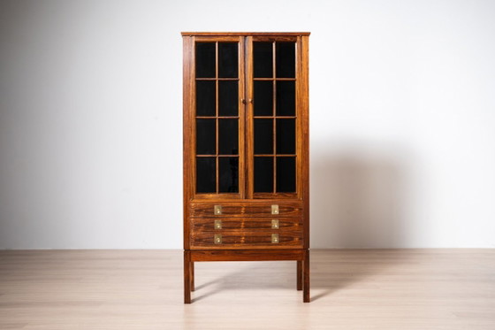 Pair of Vintage Display Cabinets by Bruksbo, Norway, 1960s, Wood, Beige (photo 7 of 19)