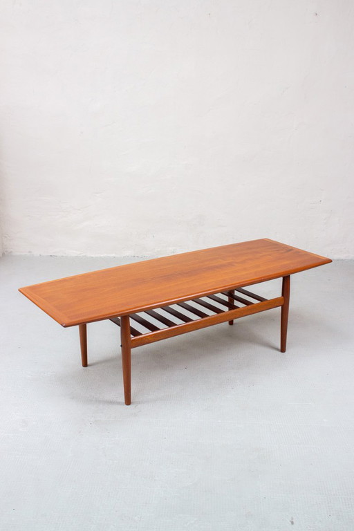 Danish Mid-Century Coffee table in Teak by Grete Jalk for Glostrup, 1960s