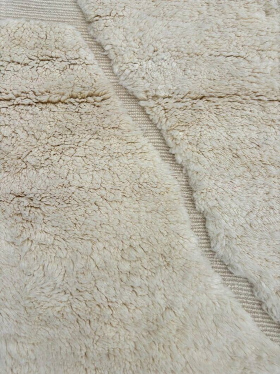 Handwoven wool rug - Plain rug - Moroccan rug 2.5x1.5m – Rugs & carpets, Cotton (photo 3 of 11)