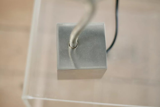 Image 1 of Stalen lamp uit de jaren 70