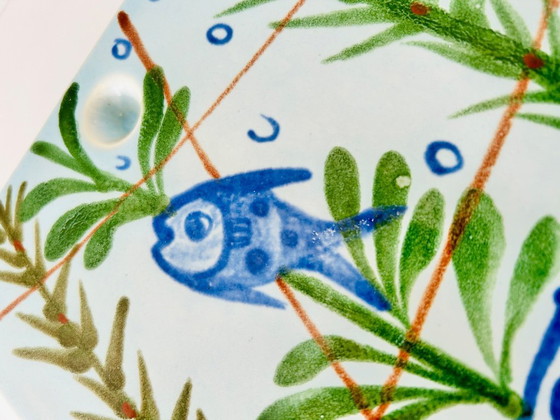 Vintage Hygra (France Ca. 1960) Keramiek Radiator Luchtbevochtiger – Wanddecoratie, Ceramic (photo 3 of 7)