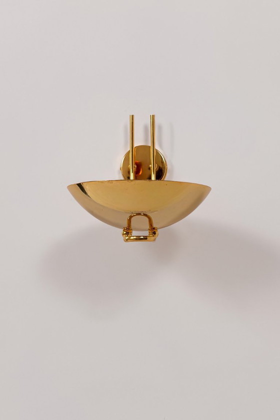 Applique vintage in ottone, Italia 1970., Dorato, Design (foto 4 di 5)