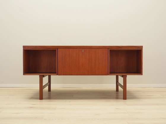 Image 1 of Teak desk, Danish design, 1970s, production: Denmark
