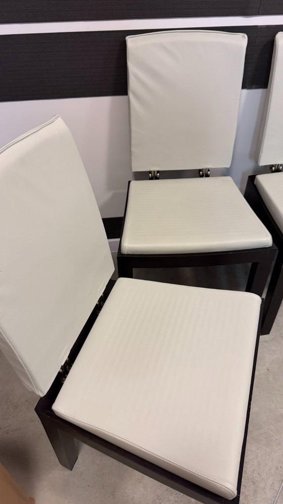 Image 1 of Sedie da pranzo vintage Giorgetti di Massimo Scolari - Set di 8