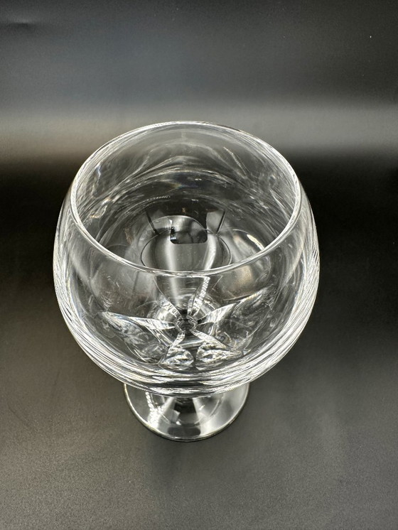 Image 1 of 4 x sherry glasses Thomas Web Lead Crystal