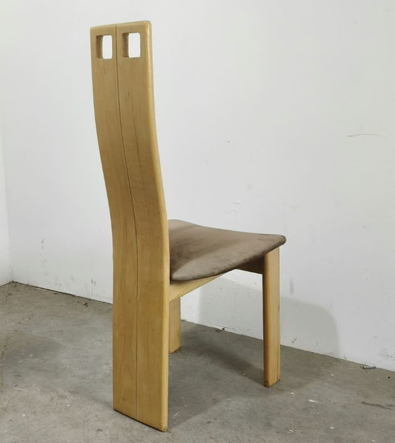 Ensemble de chaises de salle à manger design postmoderne – Wood (photo 5 of 7)