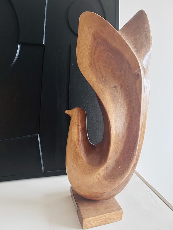 Image 1 of Oiseau abstrait en bois | Domingo Gomez