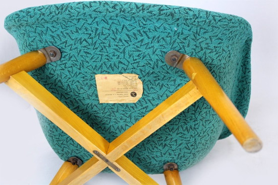 Armchairs by Miroslav Navratil for Tatra Nábytok, 1960s, Set of 2 – Textile, Wood (photo 20 of 22)