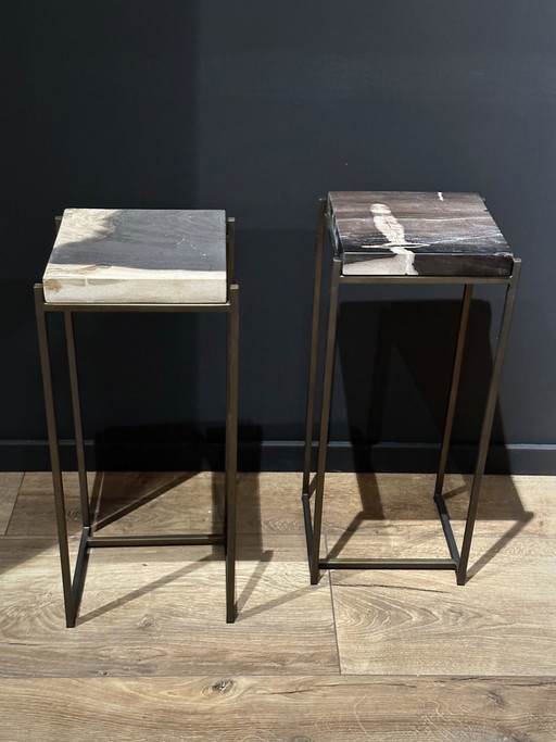 2x Design Beistelltisch