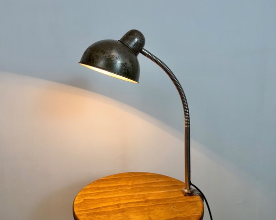 Image 1 of Industrial Workshop Gooseneck Table Lamp, 1960s