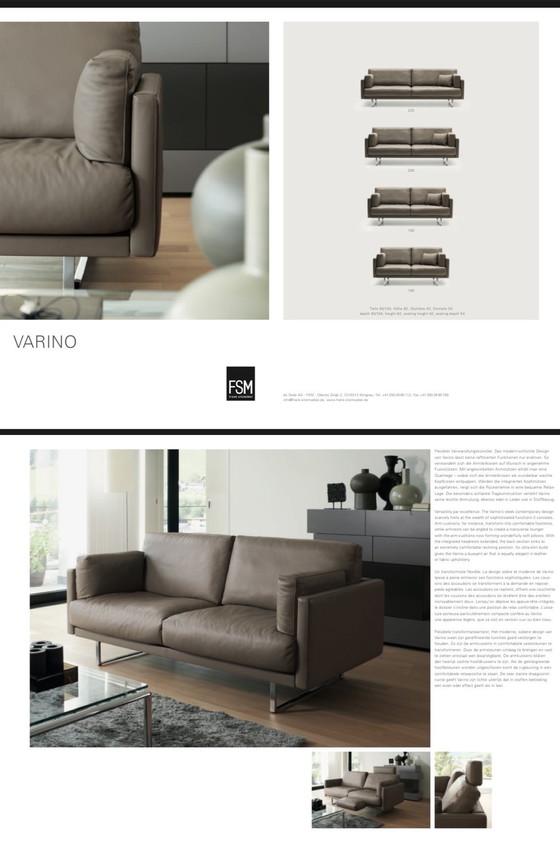 Image 1 of FSM Varino sofá multi ajustable