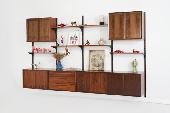 Modulaire stellingen van palissanderfineer van Poul Cadovius, Denemarken, jaren 70. – Wandkast, Mdf (photo 4 of 27)