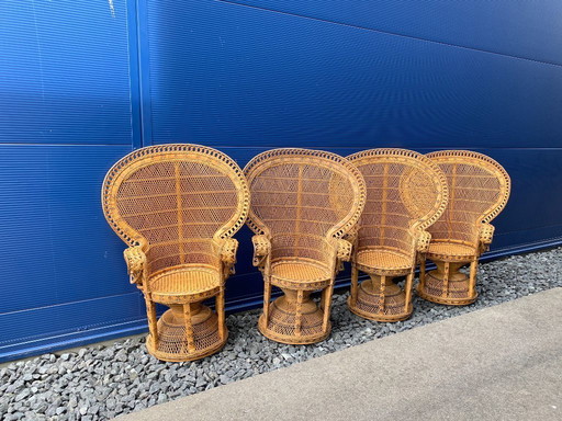 Rattan Peacock chairs