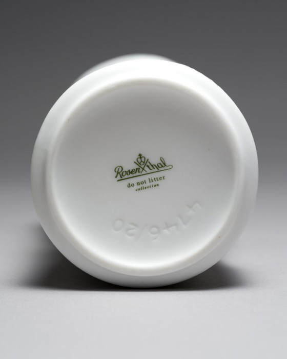 Image 1 of "Do Not Litter" Rosenthal Studio-Line Tin Can Vase TRIO 20cm 14cm 10cm Coca-Cola