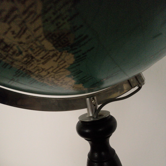Image 1 of Mega Large Fifties Globe mit Lichtern am Fuß