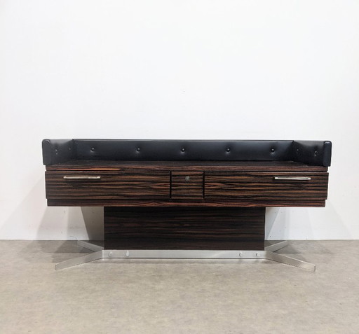  Meuble TV lowboard de l'ère spatiale des années 1970